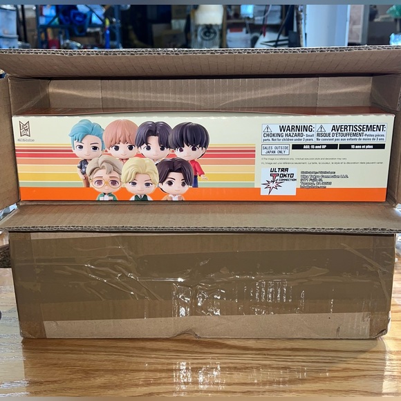 BTS Tiny Tan 3” Chibi Masters Lot (7) Figurines Japan Anime Figure Set Sealed - Picture 1 of 6